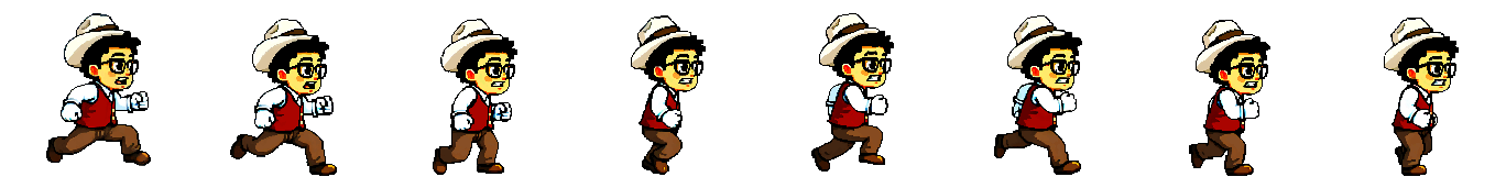 Roberto Sanchez corriendo